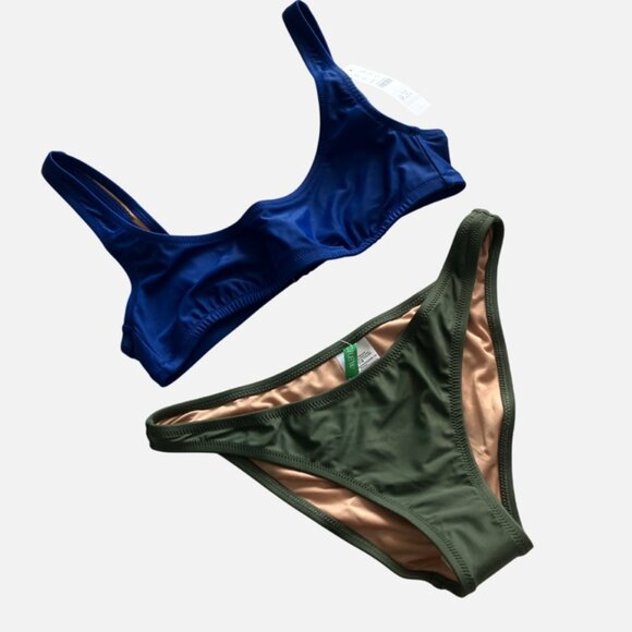 J. Crew Other - J.Crew Swim Bikini Set S Small - scoop-neck top - high-leg bottom S